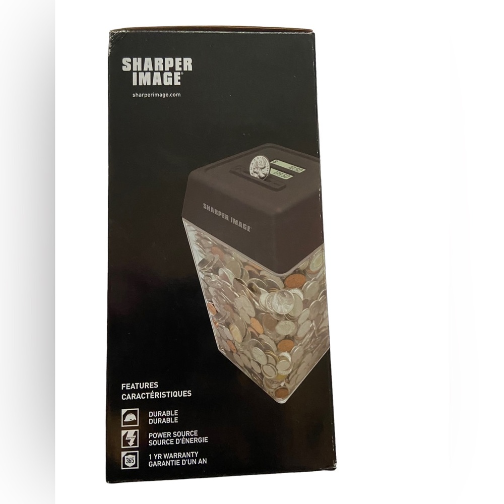 BNIB Sharper Image Coin Counter - Battery Operated. - Picture 2 of 5